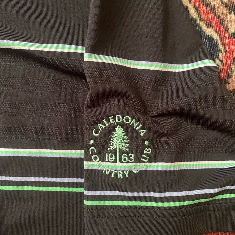 Callaway Black Striped Golf Polo - Picture 3 of 5